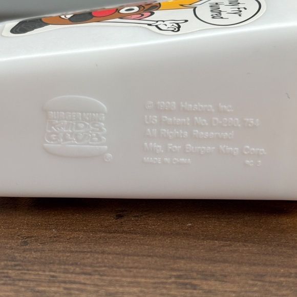 VINTAGE 1998 MR. POTATO HEAD Burger King Toy “Indy Fry Hundred" Speedster Car - Picture 5 of 9